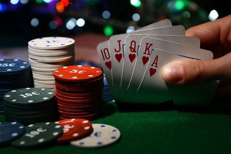 Roulette wheel and betting grid on Boom City table